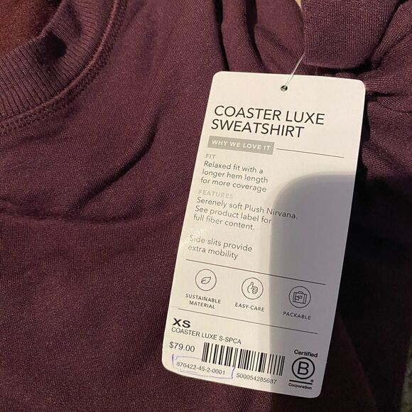 Athleta coaster luxe sweatshirt - Picture 5 of 6